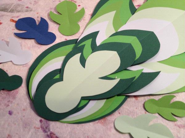 3D Flower Leaf Template Set 15 Download - 14 Templates 