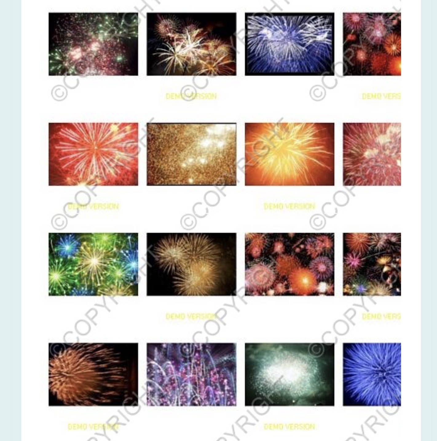 <b>Firework Large Set 20 x A4 Pages To DOWNLOAD