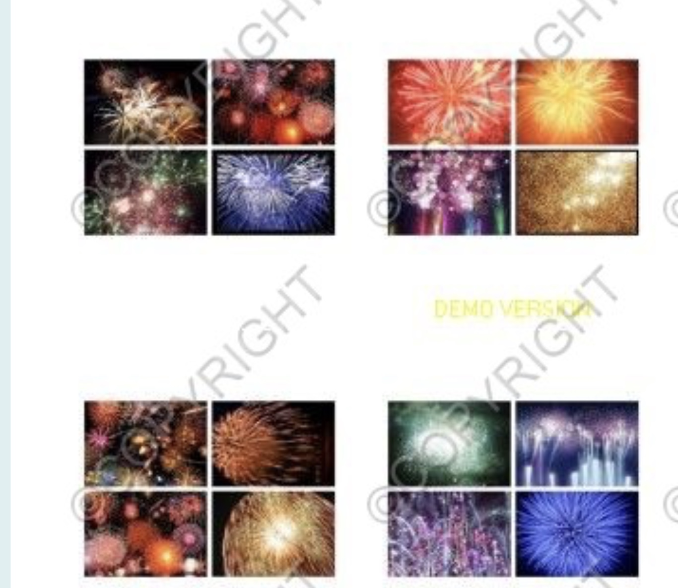 <b>Firework Mini Set 3 x A4 Pages To DOWNLOAD