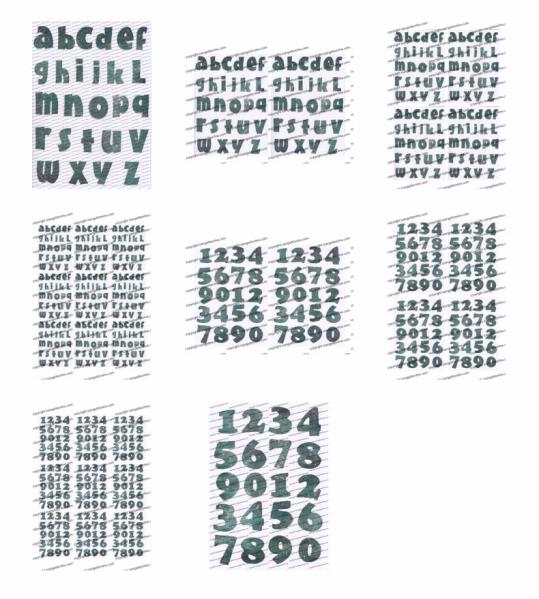 Green Sparkle Letters/Numbers - 8 Pages DOWNLOAD