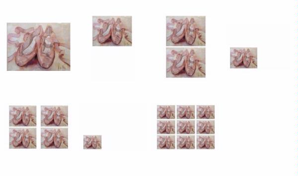 Ballet Shoes Topper Set - 7 x A4 Pages to Download