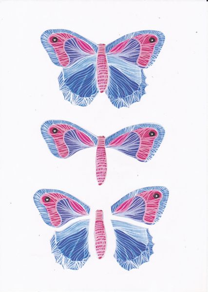 3D Butterfly Set 01 - 24 Pages to Download