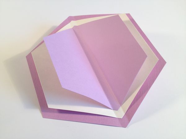 Book Layering Template <b>Octagon</b> - 3 Sizes to Download
