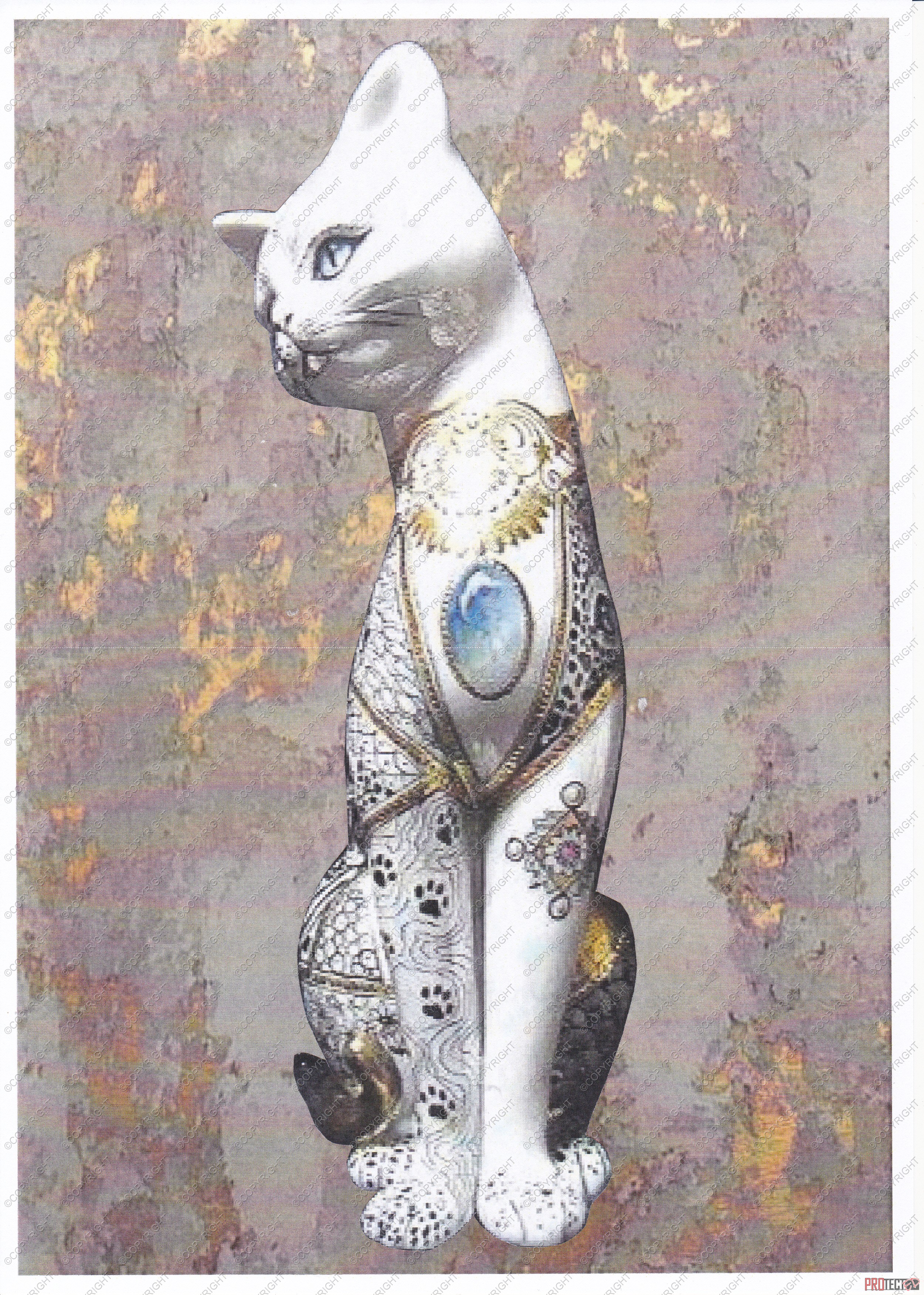 Ceramic Effect Cat Set 08 - 70 Pages to Download