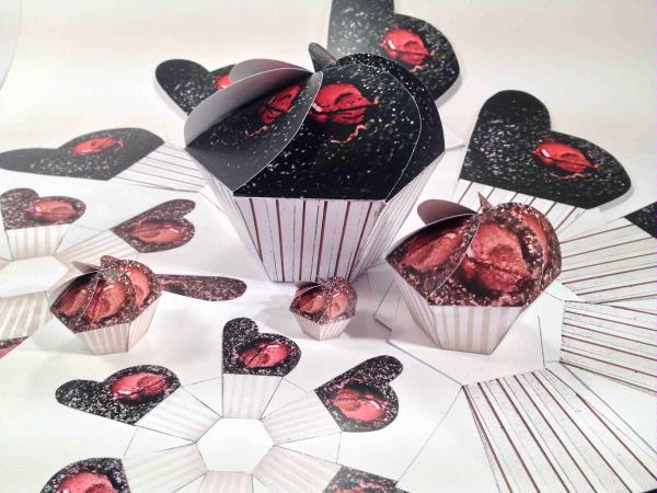 Printable Cupcake Template Set 11 - 19 Templates to Download