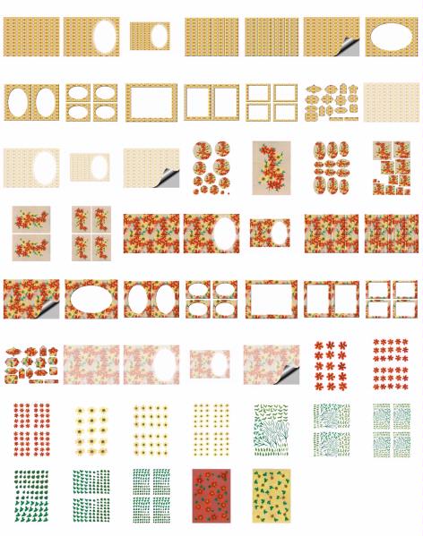 Dots Heirlooms Summer Stitch Set 01 - 54 x A4 Pages <b>DOWNLOAD