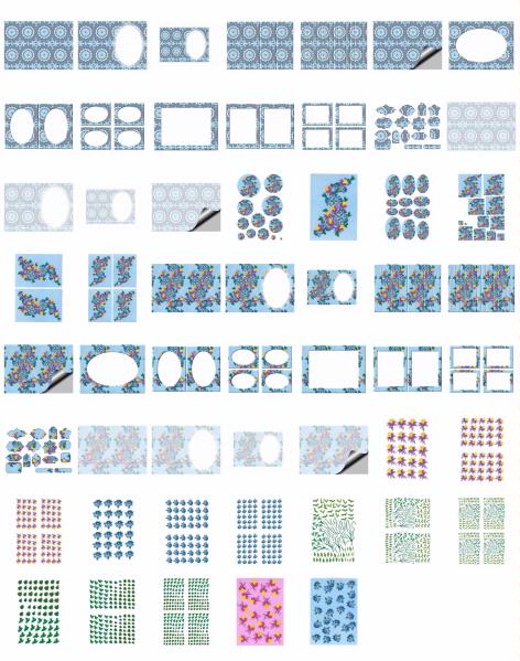Dots Heirlooms Summer Stitch Set 05 - 54 x A4 Pages <b>DOWNLOAD
