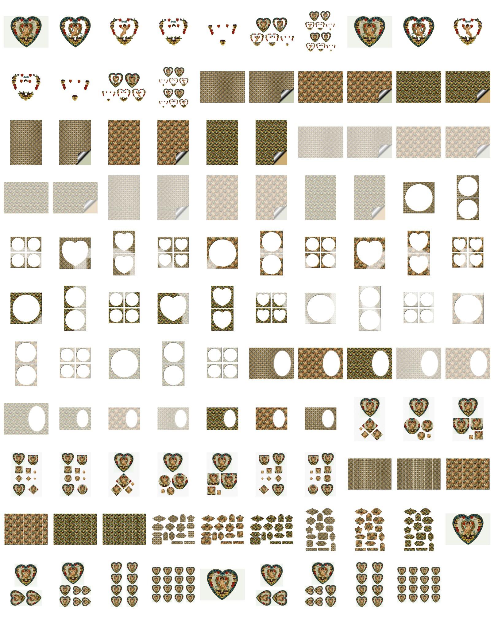 Elegant Hearts Set 10 - 109 pages to DOWNLOAD