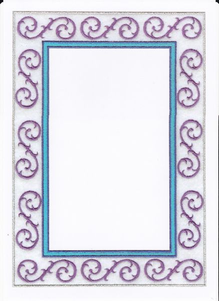 Embroidered Effect Frame 01 - 12 Pages to Download