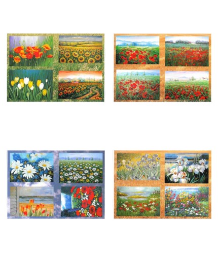 Fields of Gold Set 1 - 4 A4 sheets of Toppers to DOWNLOAD