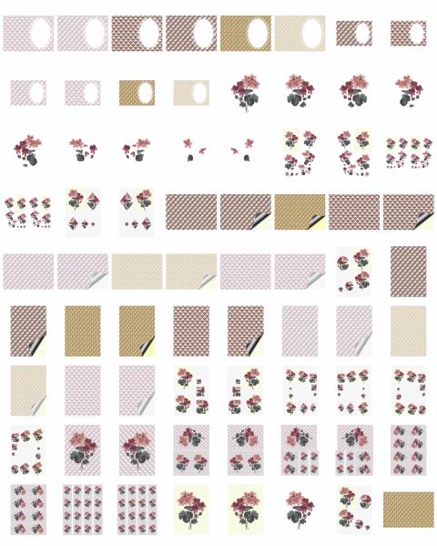 Fountain of Flowers Set 03 - 72 Pages to DOWNLOAD