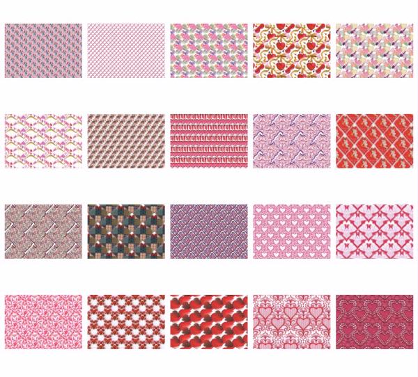 Beautiful Heart Background Papers - 20 Pages to Download