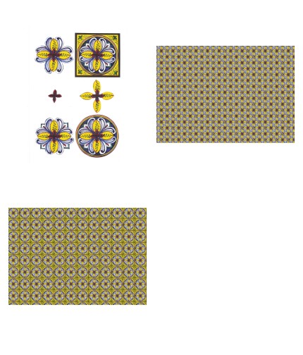 Italian Tiles Set 05 Project Download - 3 Pages to Download