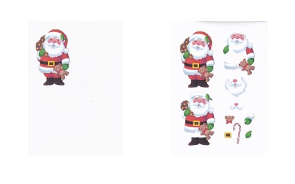 <b>Introductory Price Jolly Santa Decoupage 04 - 3 x A4 Sheets to Download