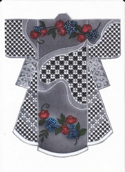 Faux Parchment Kimono Set 02 - 24 Pages to Download