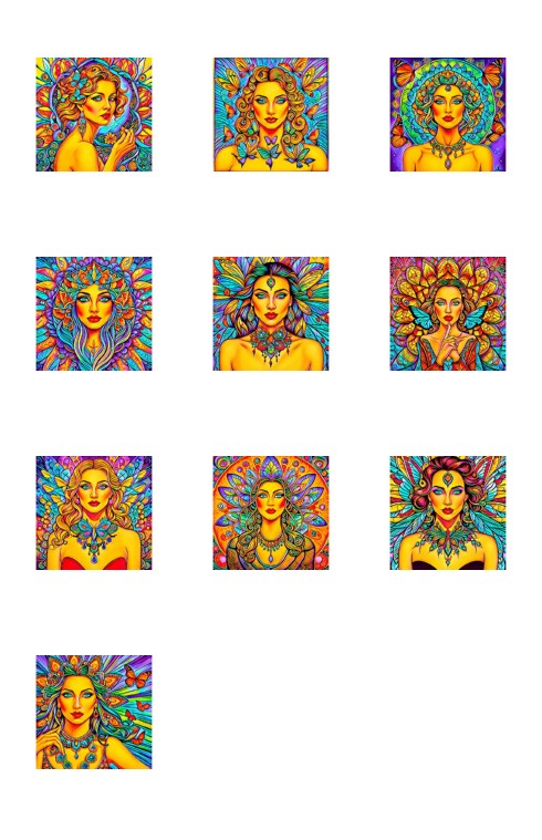 Lady Mandala Butterfly Sets - ALL 10 SETS 320 Pages to Download