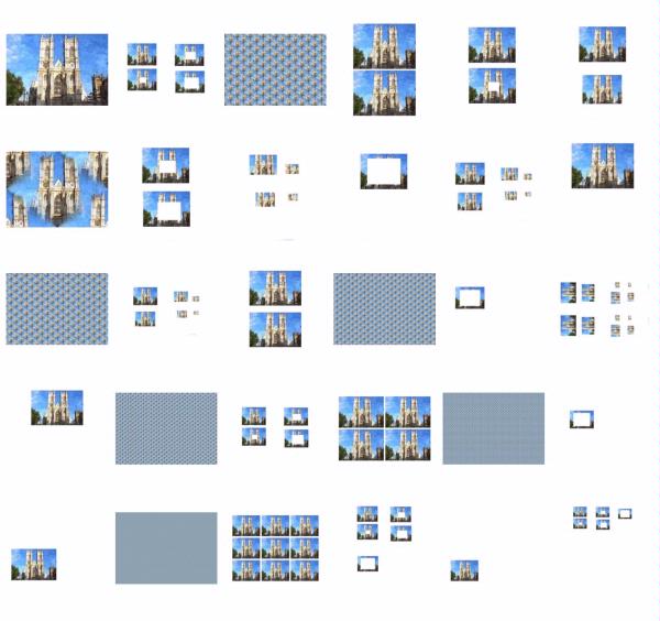 Hand Painted Effect London Westminster Abbey Download Set - 30 Sheets