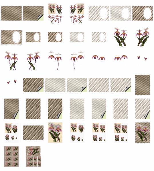 Opulent Orchids 15 - 44 x A4 Pages