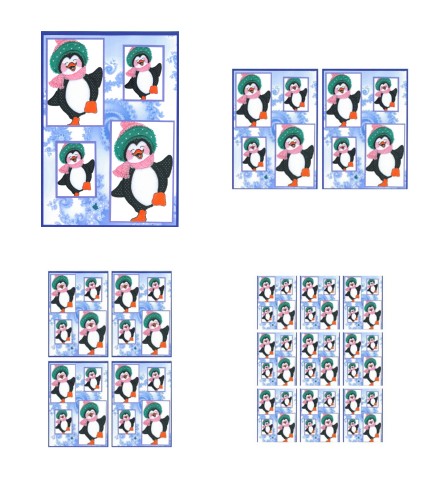 Perky Penguins 1 - 4 x A4 Pages to Download