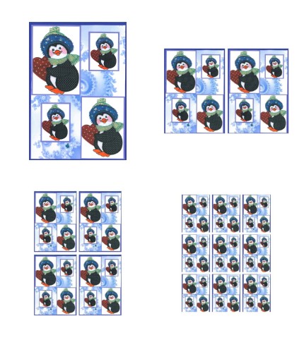Perky Penguins 4 - 4 x A4 Pages to Download