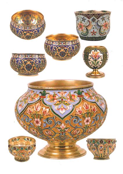 Russian Enamel Bowls - 21 x A4 Pages to DOWNLOAD