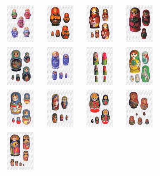 ..Russian Fairy Tale Dolls Full Set - 39 x Pages to DOWNLOAD