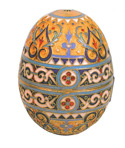Russian Project 02 Enamel Eggs - 12 x A4 Pages to DOWNLOAD