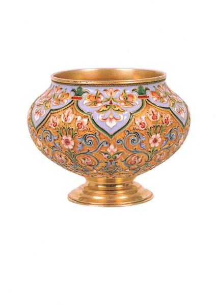 Russian Project 08 Enamel Vase and Flowers - 21 x A4 Pages to DOWNLOAD