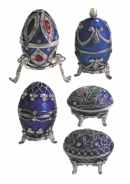 Russian Hand Decorated Eggs on Stands - 27 Pages to DOWNLOAD