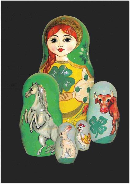 Russian Nesting Dolls Full Set Toppers - 39 x A4 Pages to DOWN