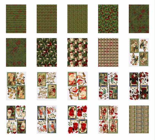 Bumper Christmas Santa Set 2 - 20 Fantastic Sheets to DOWNLOAD
