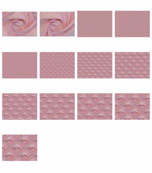 Silk Background Baby Pink Set - 13 Sensational Pages