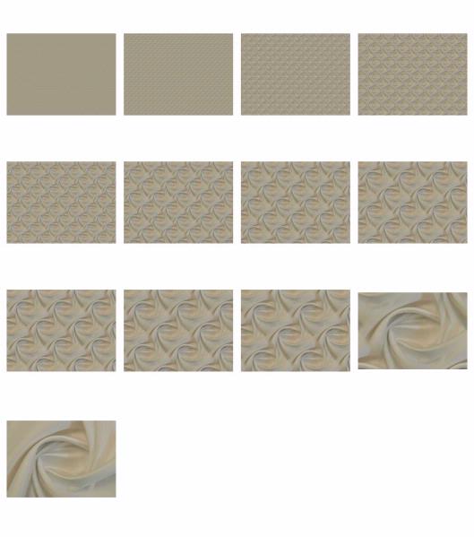 Silk Background Cream Set - 13 Sensational Pages