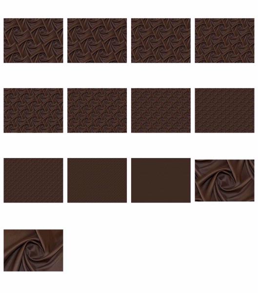Silk Background Dark Chocolate Set - 13 Sensational Pages