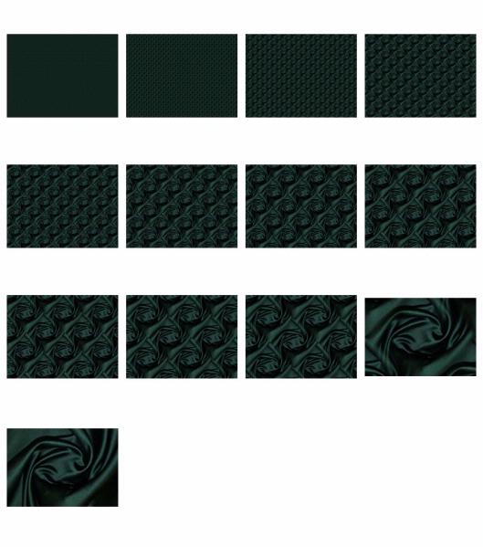 Silk Background Dark Green Set - 13 Sensational Pages