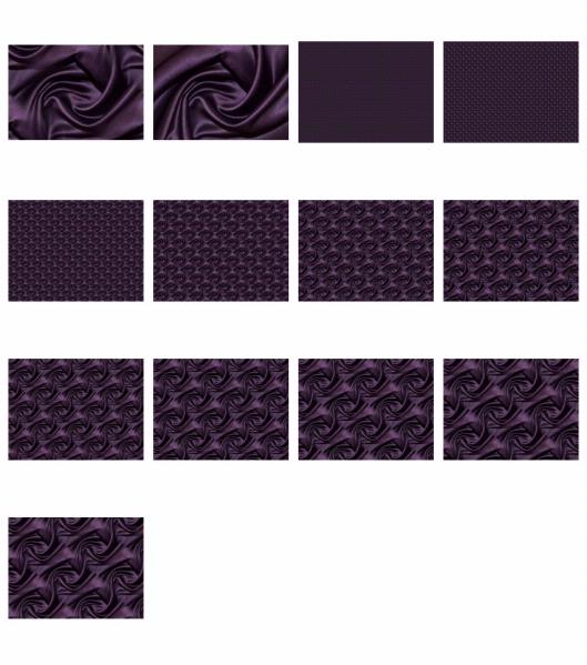 Silk Background Night Purple Set - 13 Sensational Pages