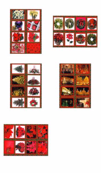 Christmas Toppers Set - 40 Toppers - 5 x A4 Pages to Download
