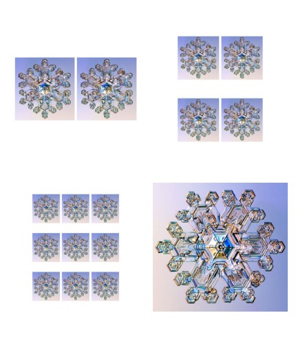 Sensational Snowflake Set 11 - 4 x A4 Pages to Download