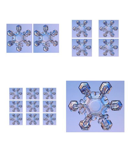 Sensational Snowflake Set 01 - 4 x A4 Pages to Download
