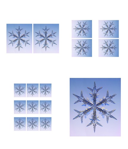 Sensational Snowflake Set 03 - 4 x A4 Pages to Download
