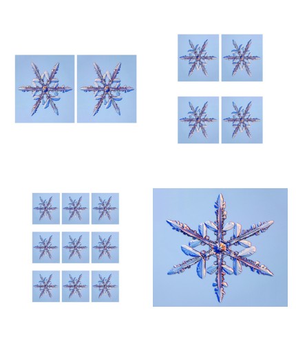 Sensational Snowflake Set 07 - 4 x A4 Pages to Download