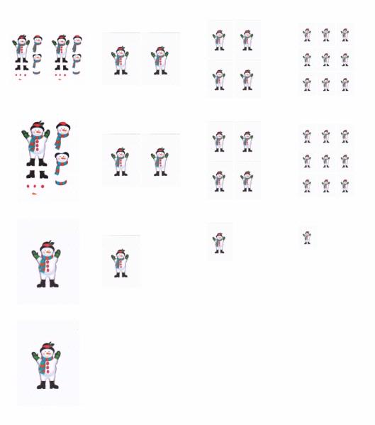 Jolly Snowman Set 02 - 13 x A4 Pages