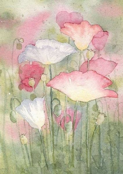 Soft Poppies Set - 39 Pages to Download