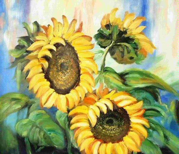 Sensational Sunflowers D1 Download - 65 x A4 Pages