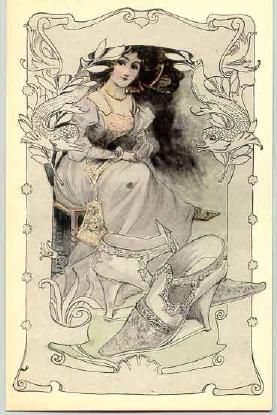 Art Nouveau Ladies Set 04 - 21 Pages to Download