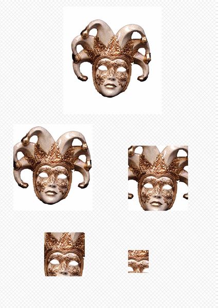 Masquerade Set 3 Pyramage - A5 and A6 - 3 x A4 Sheets