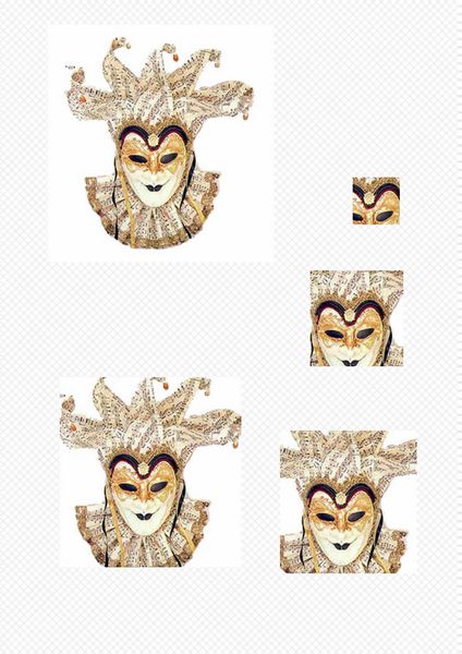 Masquerade Set 4 Pyramage - A5 and A6 - 3 x A4 Sheets