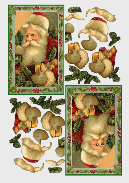 Traditional Santa Set 13 - 8 x A4 Pages to DOWNLOAD
