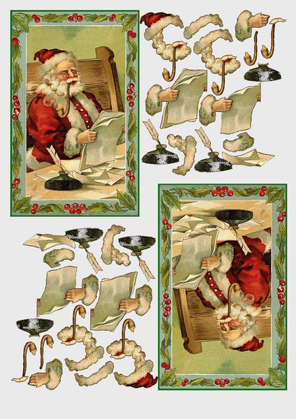 FREE Traditional Santa Set 14 - 8 x A4 Pages to DOWNLOAD