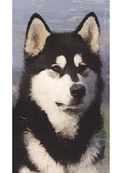 .Hand Painted Effect Alaskan Malamute Download - 14 Pages